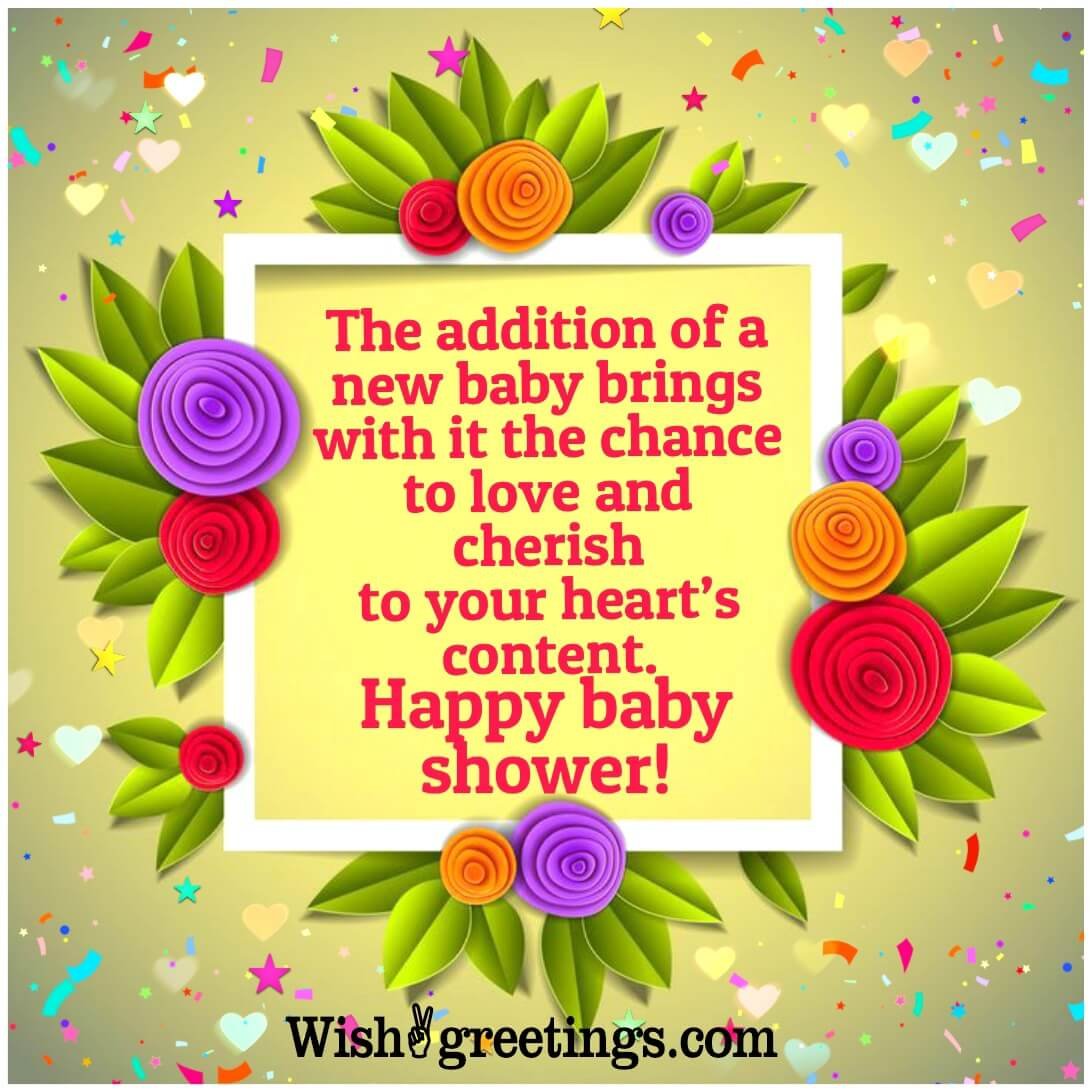 Happy Baby Shower Wishes Images - Wish Greetings