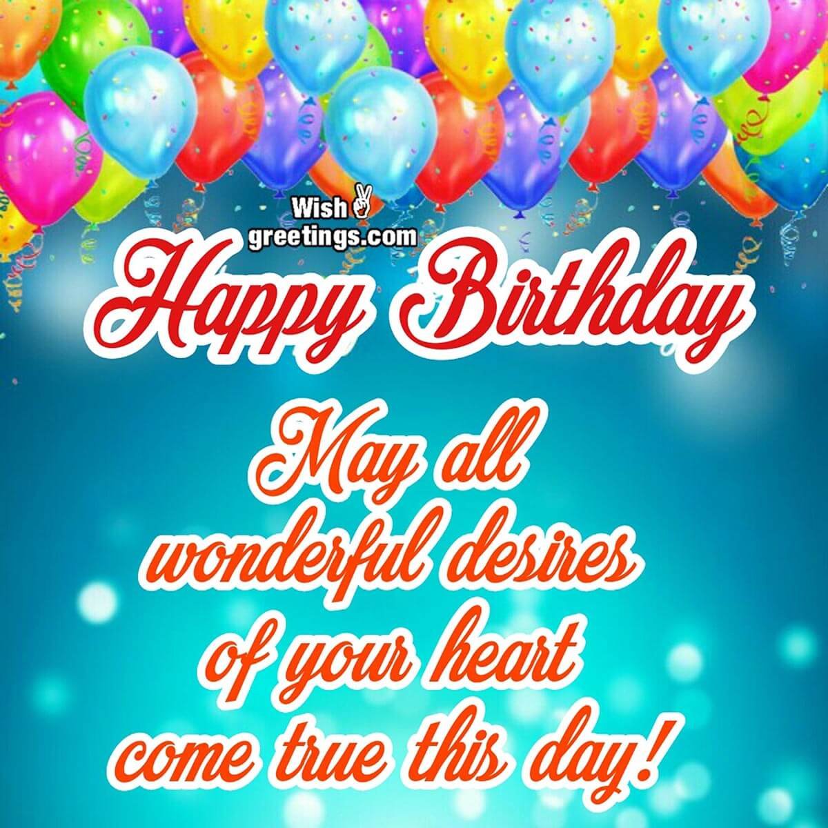 Happy Birthday Wishes Images - Wish Greetings