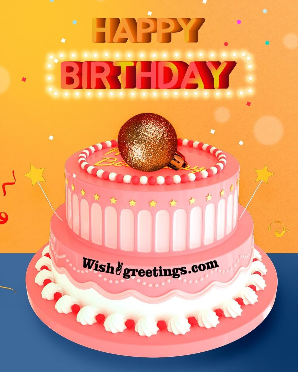 Stunning Compilation of Over 999 Birthday Cake Wishes Images in High ...