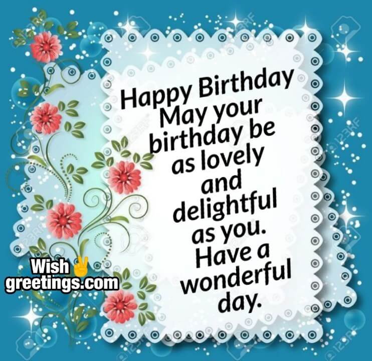 Happy Birthday Wishes Images - Wish Greetings