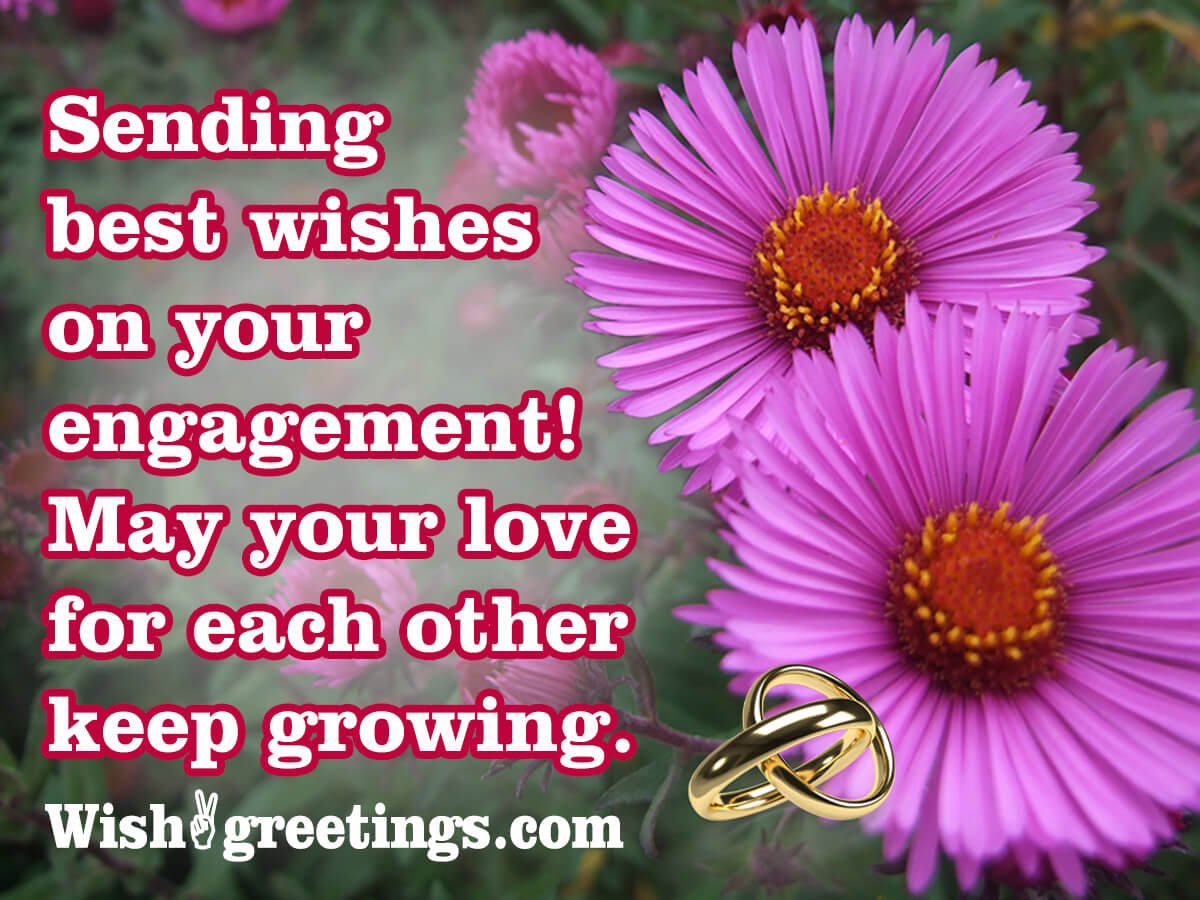 Best Wishes On Engagement