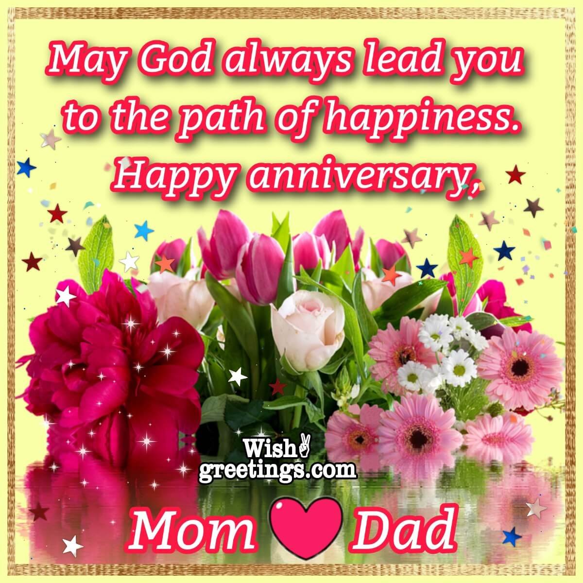 Happy Anniversary Wishes Images For Parents Wish Greetings