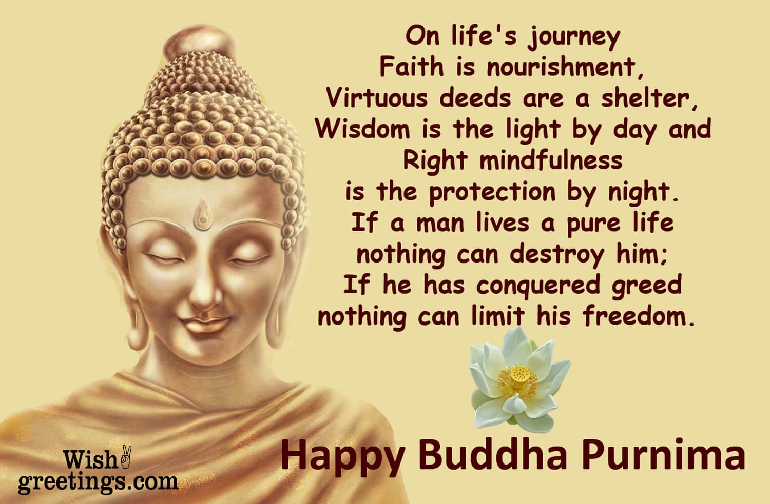 Happy Buddha Purnima Message