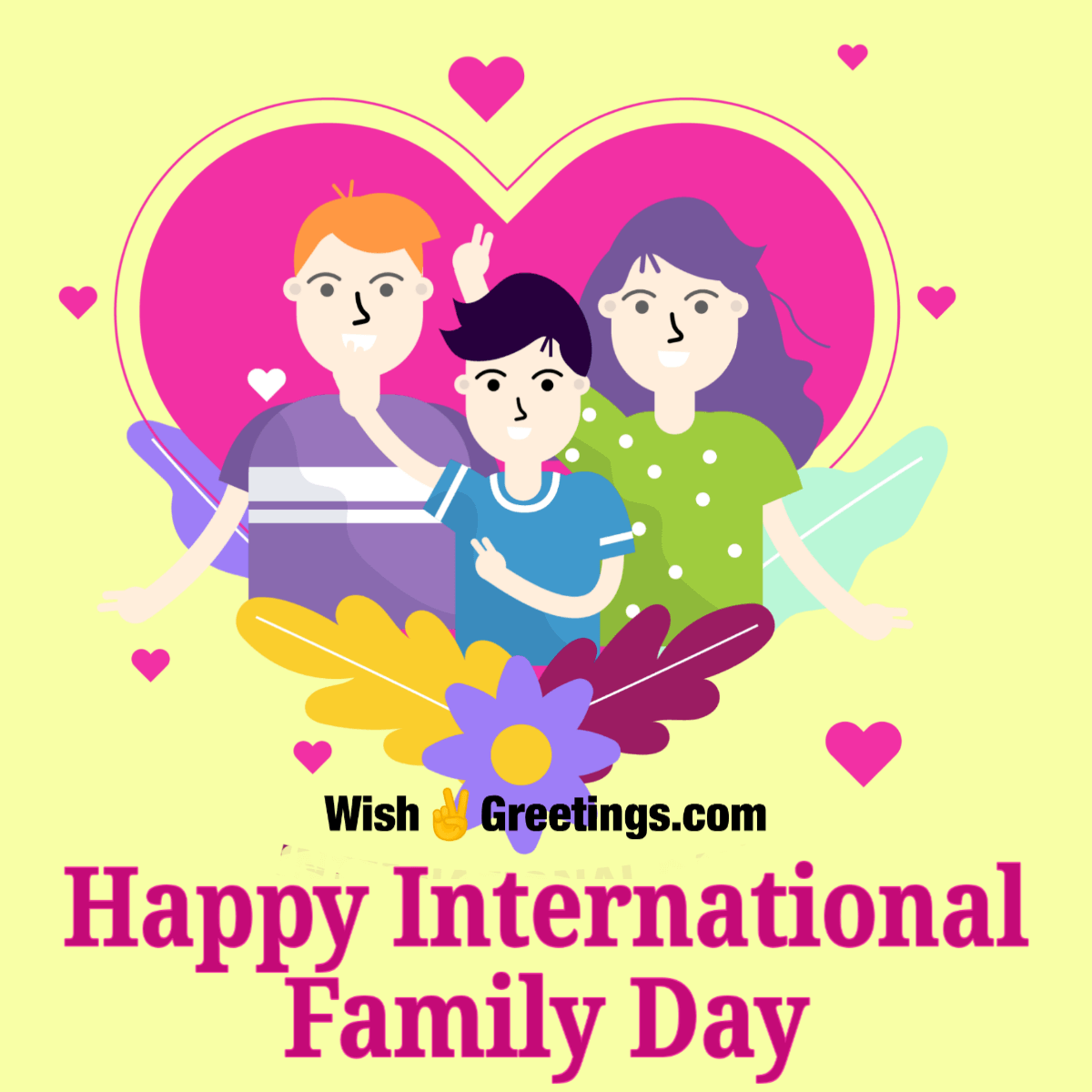 Happy International Family Day Pic