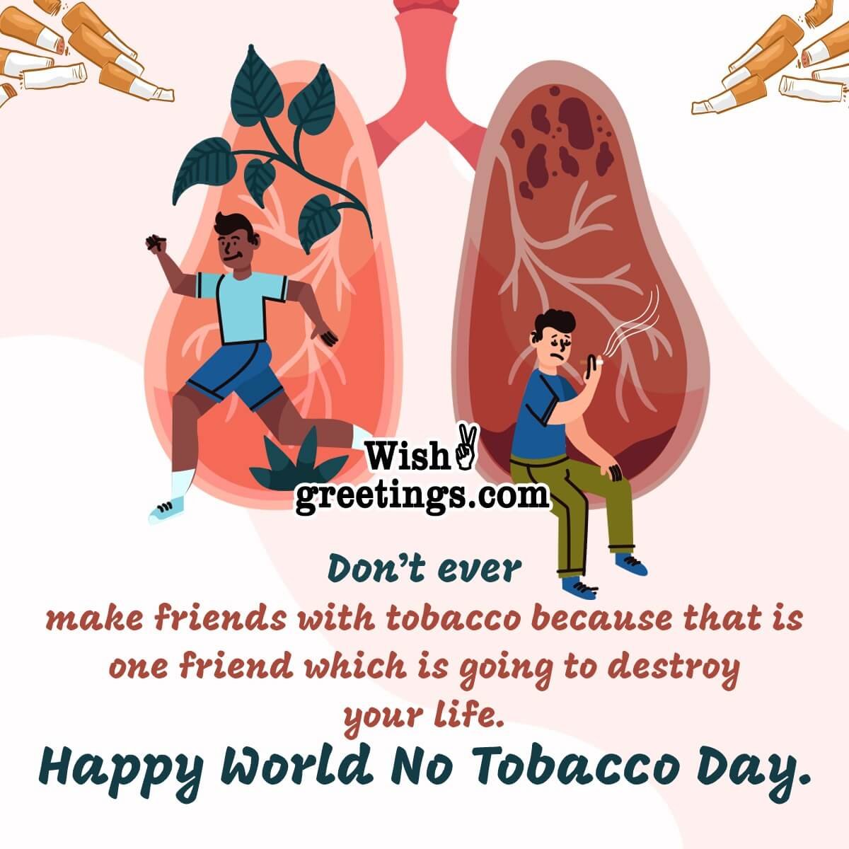 World No Tobacco Day Wish