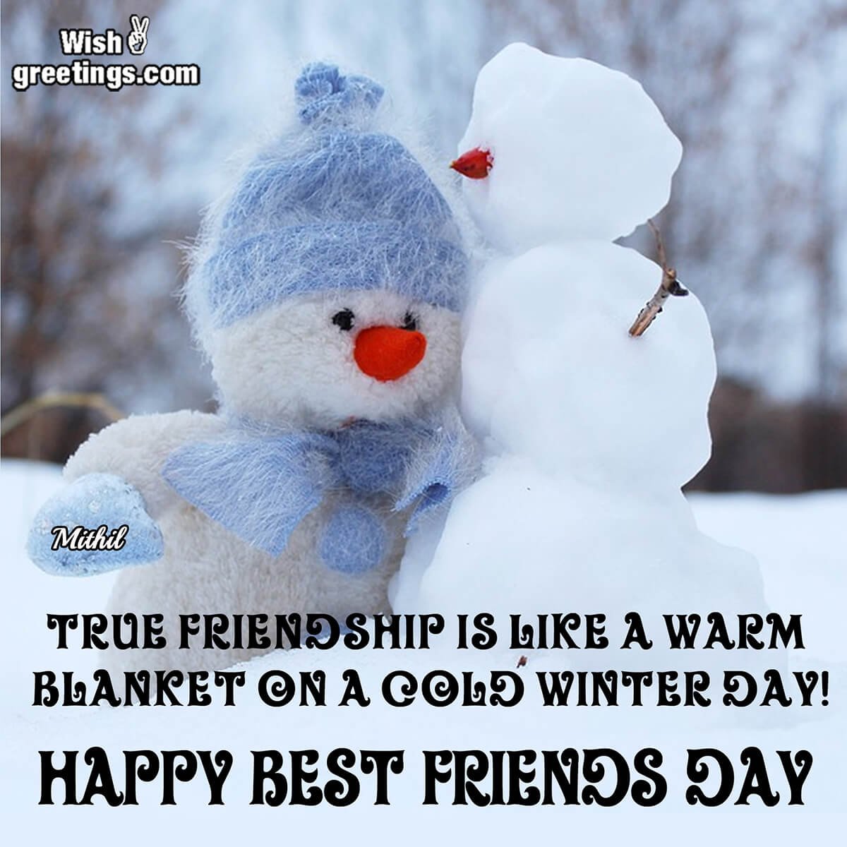 Happy Best Friend’s Day To True Friendship