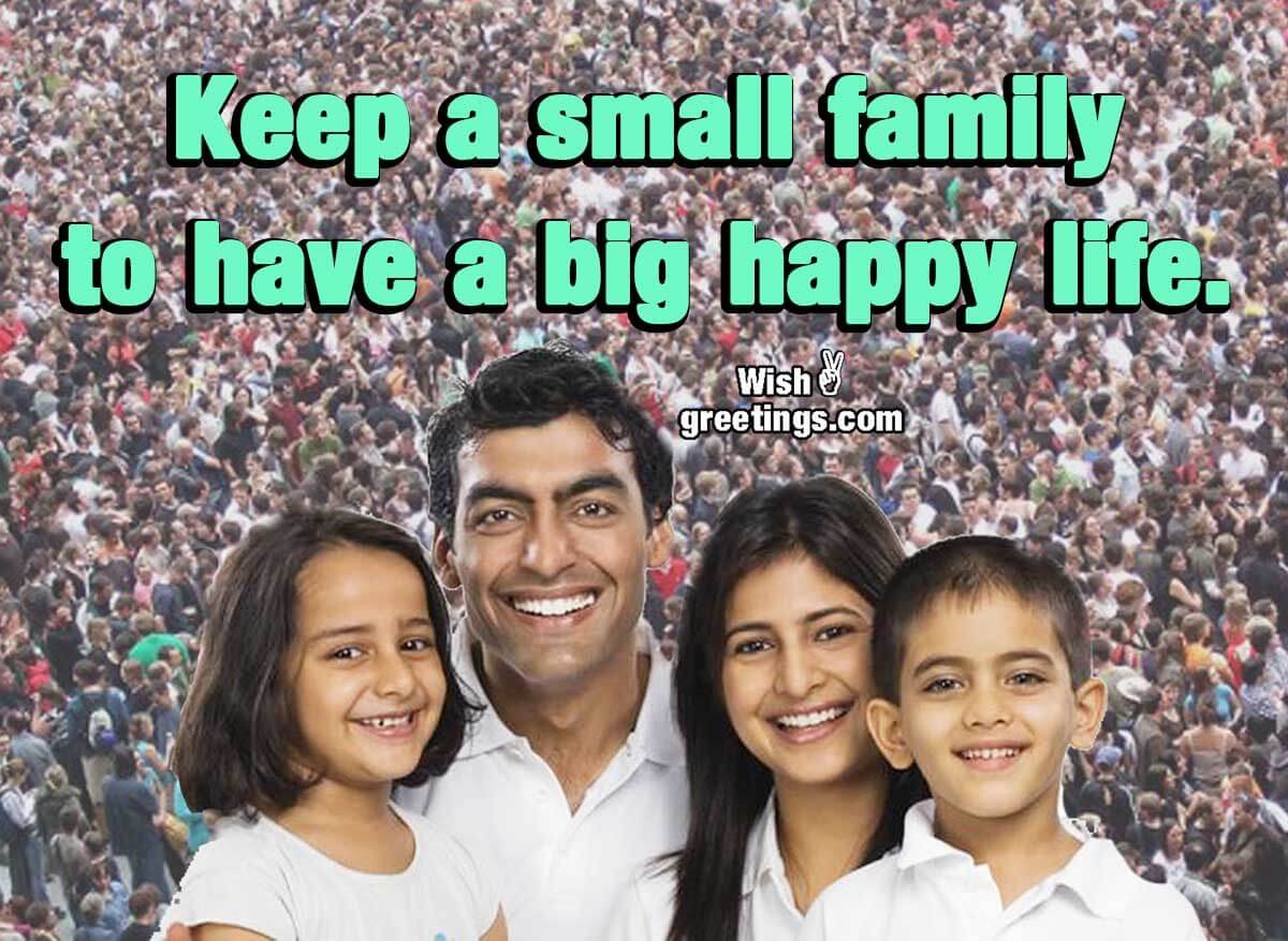 Small Family Slogan Pic