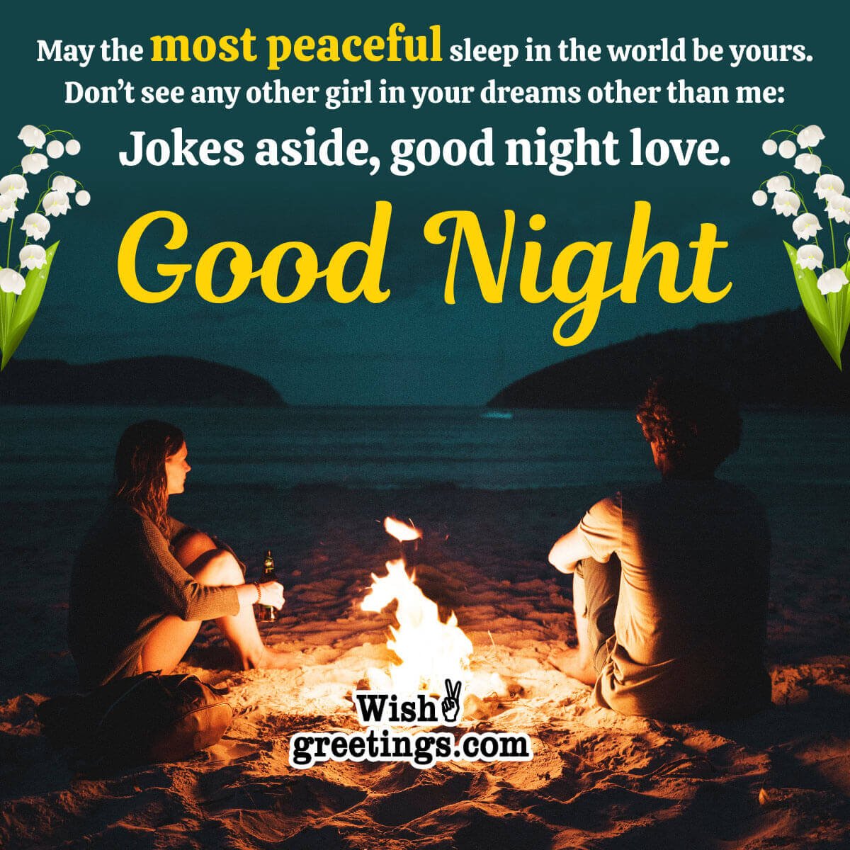 Good Night Love Wish Image