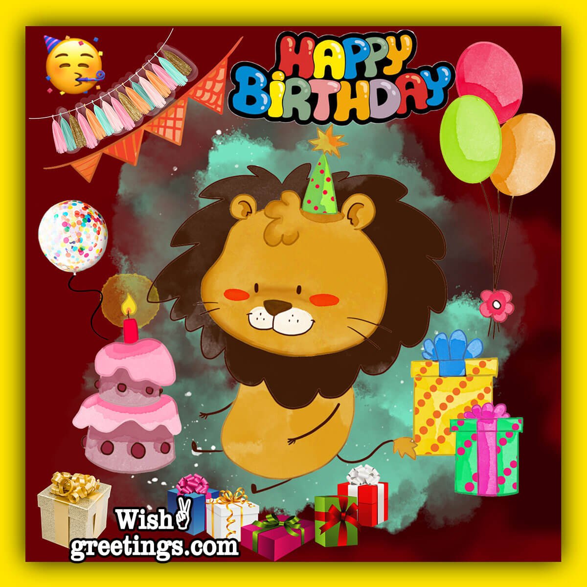 Happy Birthday Lion Picture