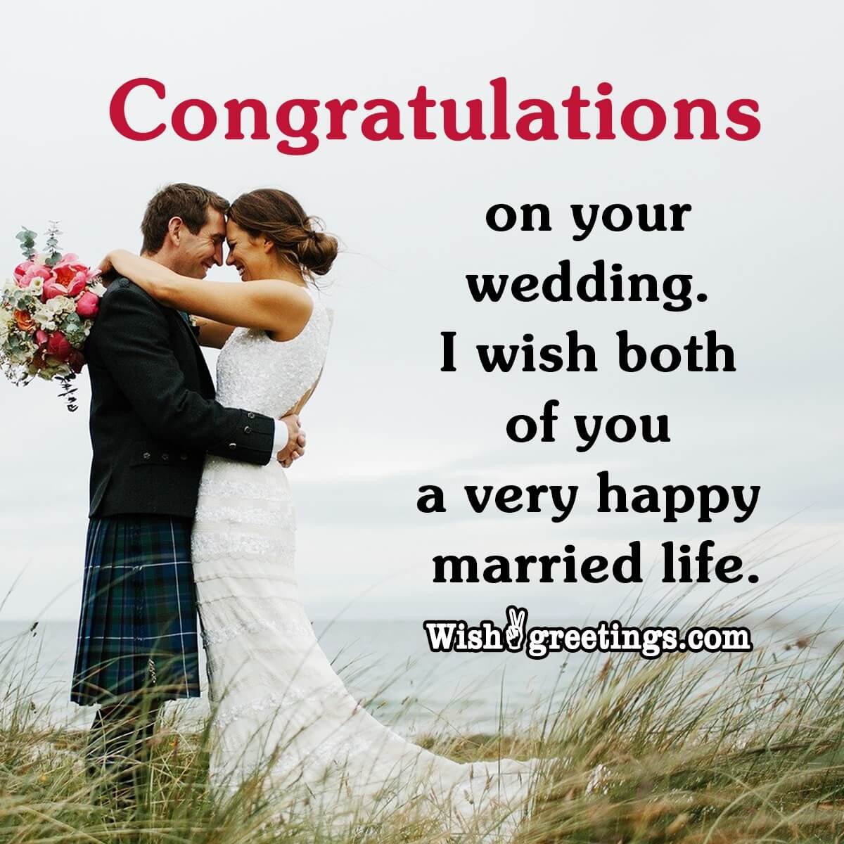 wedding congratulations wishes