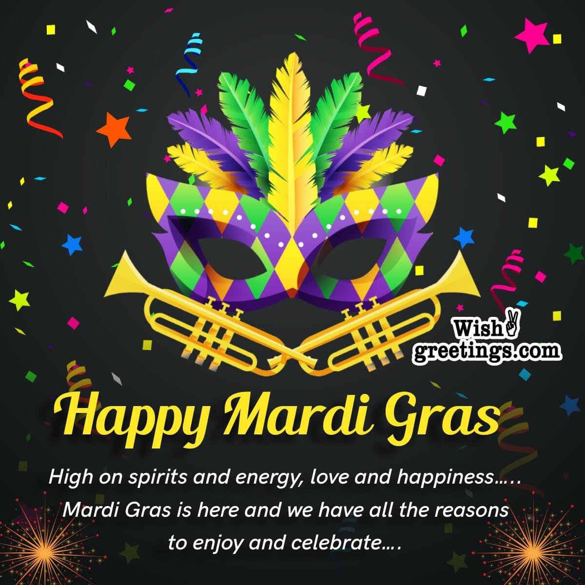 Happy Mardi Gras Message