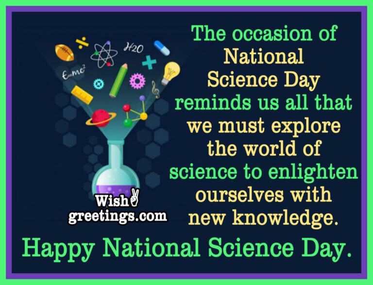 National Science Day Wishes, Messages, Quotes - Wish Greetings