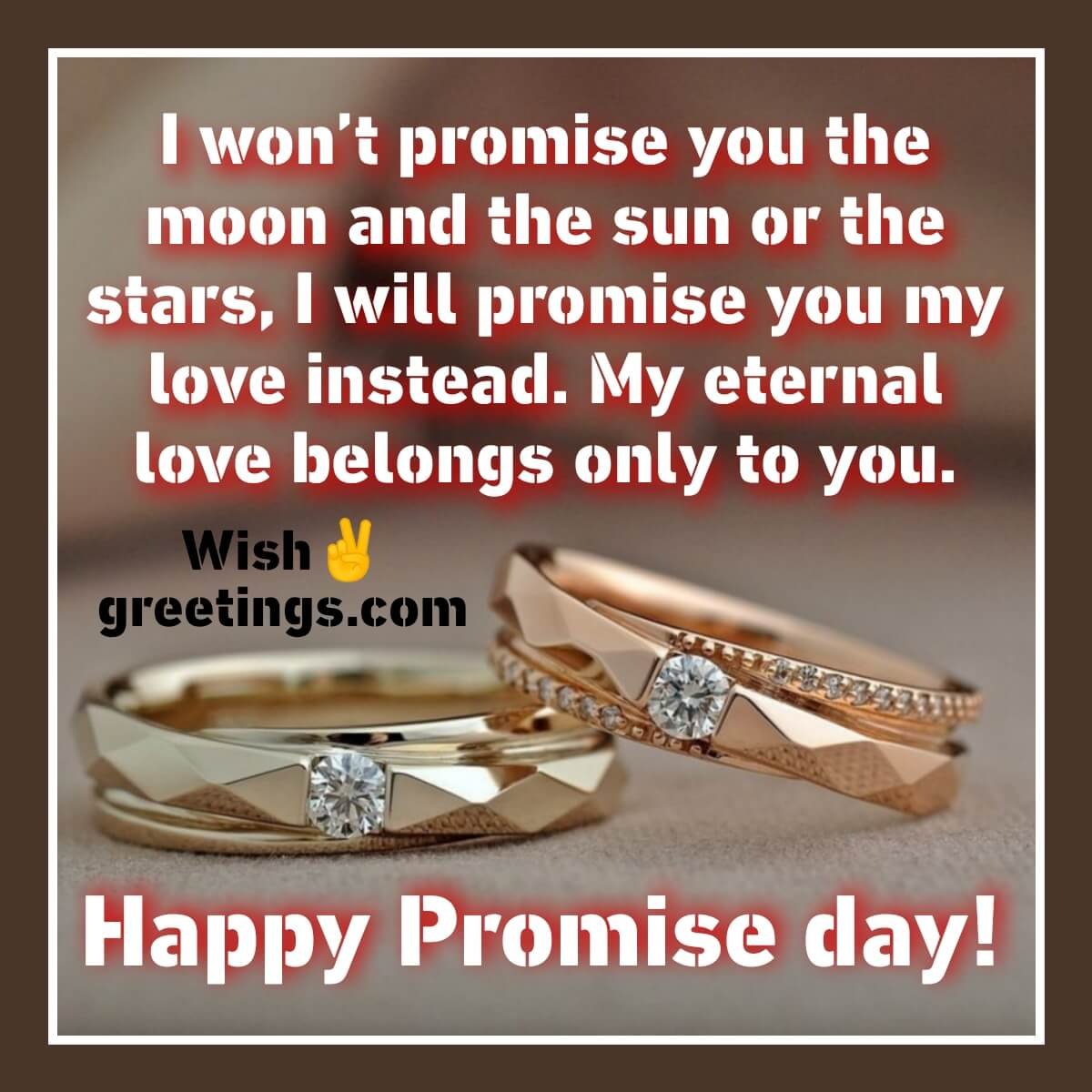 Happy Promise Day My Love
