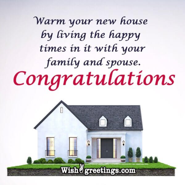 Happy New Home Messages - Wish Greetings