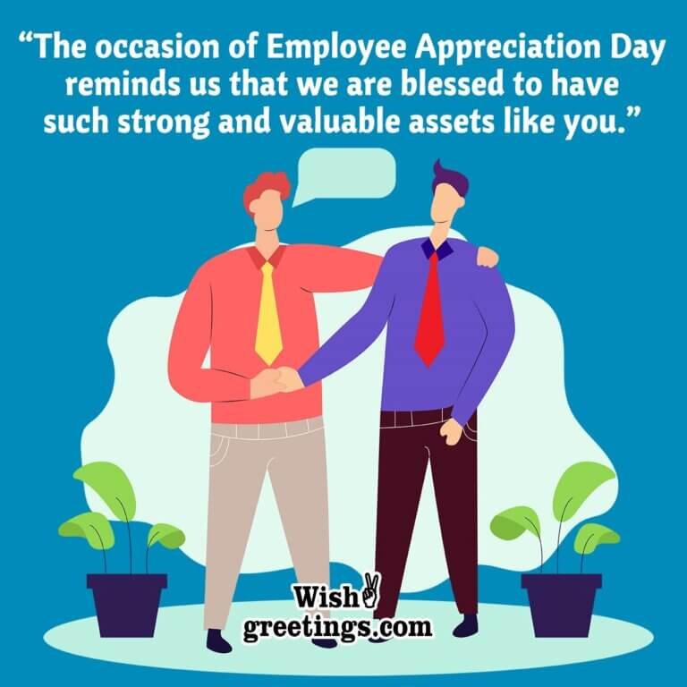 Employee Appreciation Day Messages - Wish Greetings