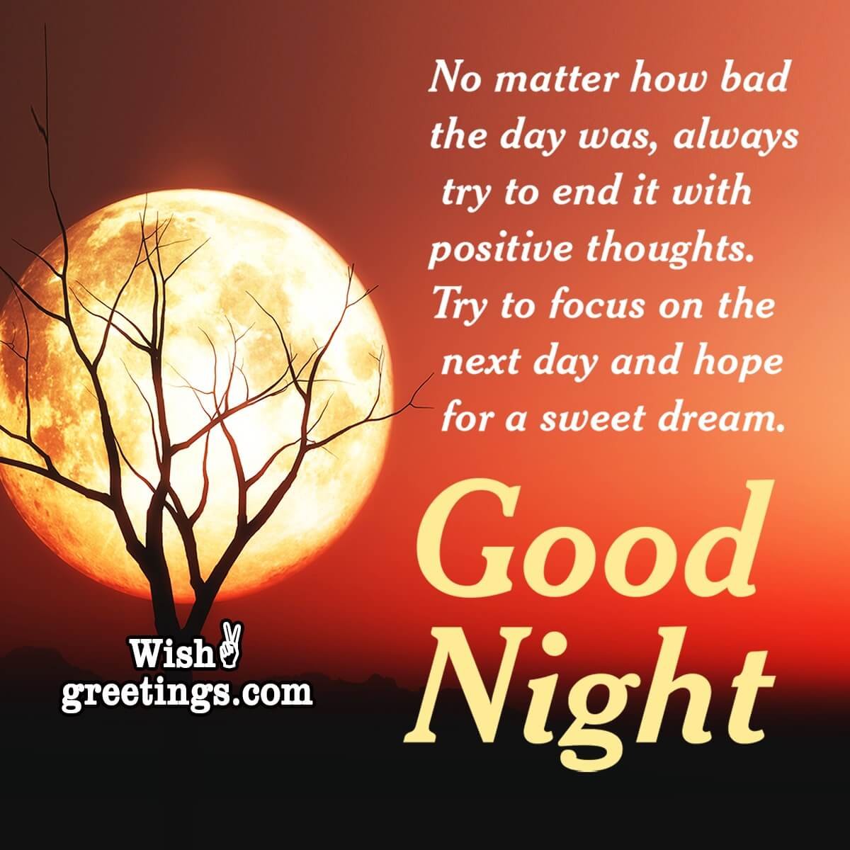Good Night Messages - Wish Greetings