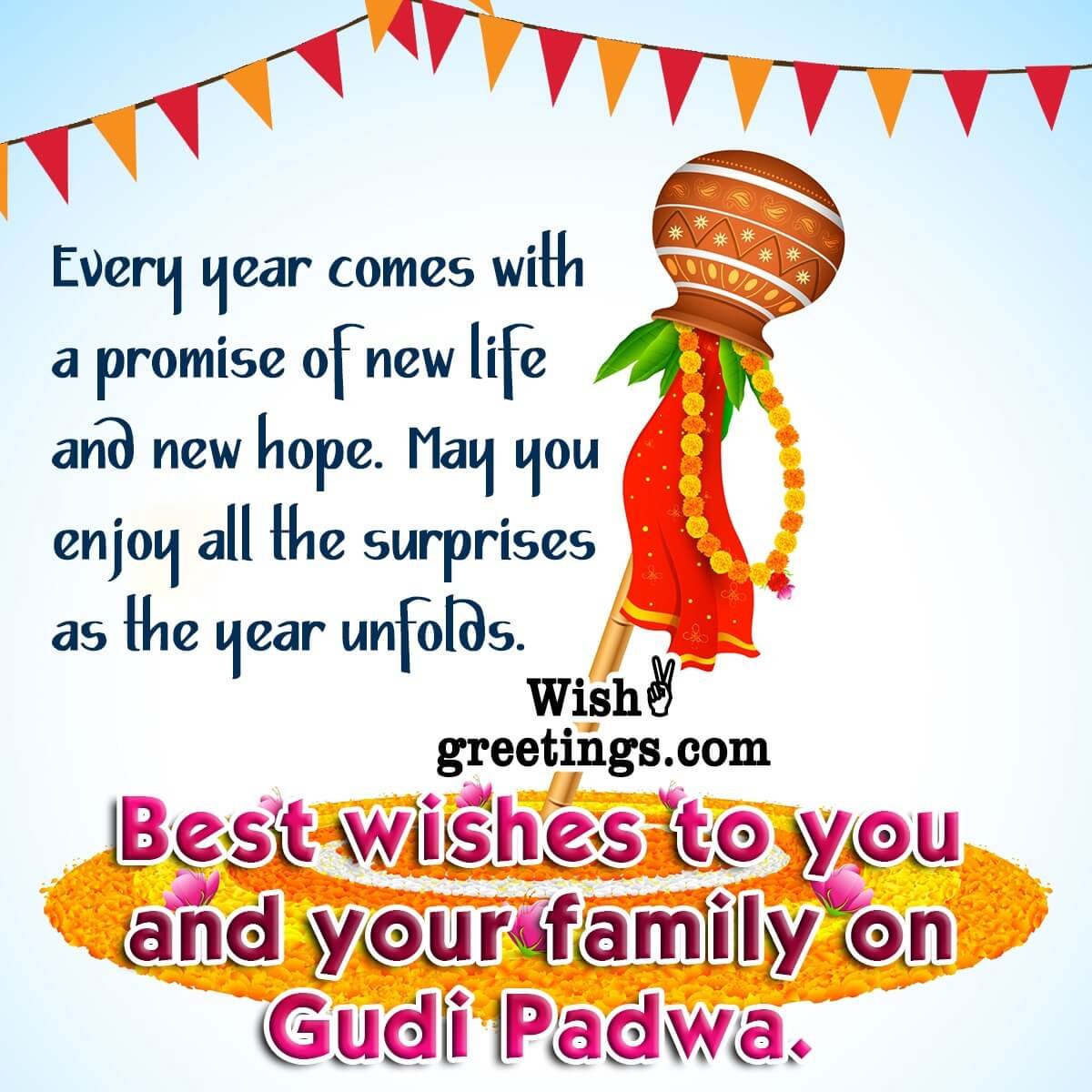 Happy Gudi Padwa Wishes Messages