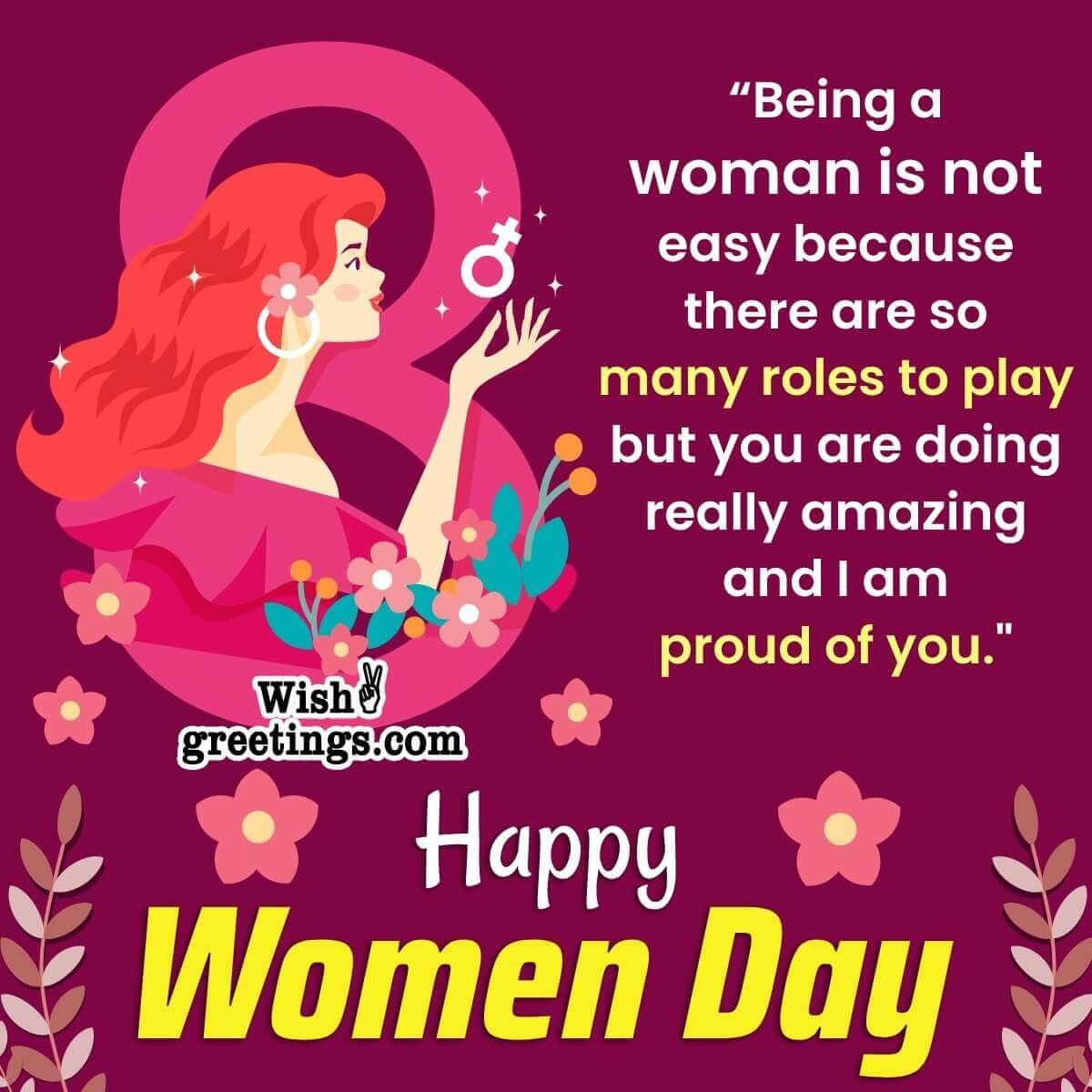 Happy International Women’s Day Message Pic