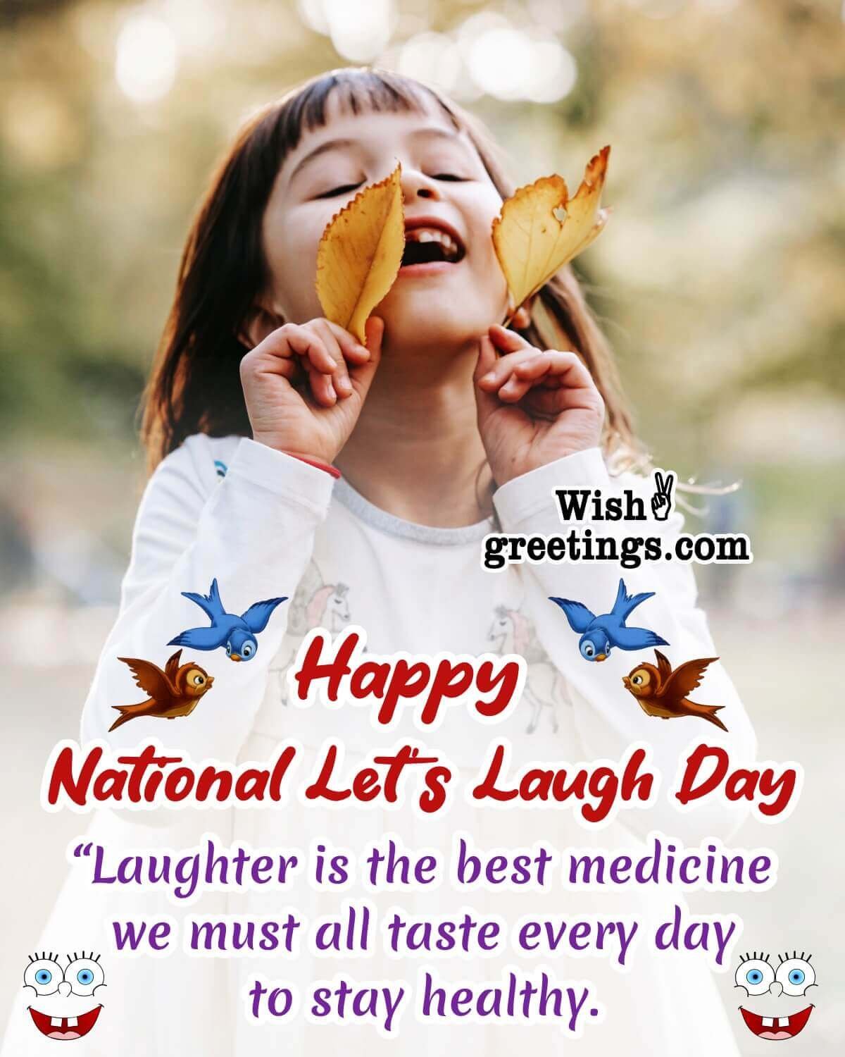 National Let’s Laugh Day Messages Wish Greetings