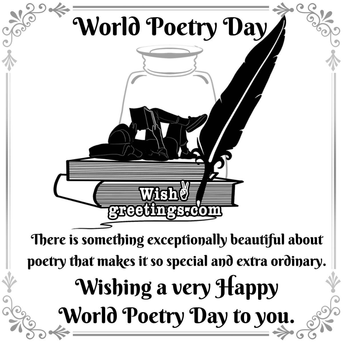 Happy Poetry Day Wishes Messages