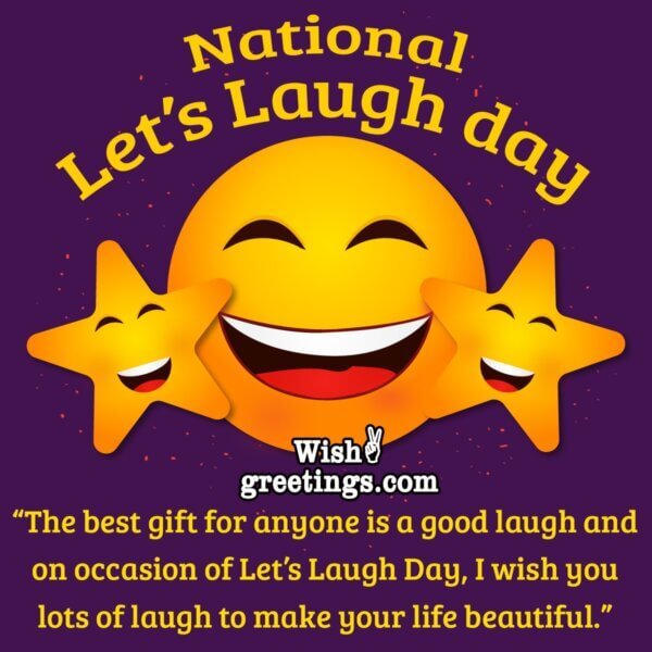 National Lets Laugh Day Message 600x600 