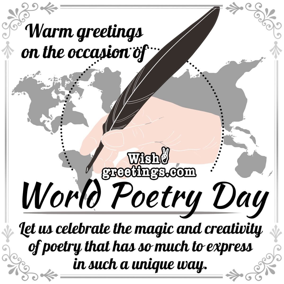 Warm Greetings On The Occasion Of World Poetry Day