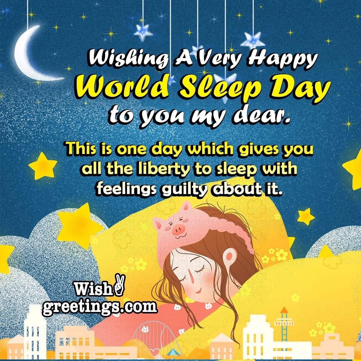 Wishing A Very Happy World Sleep Day