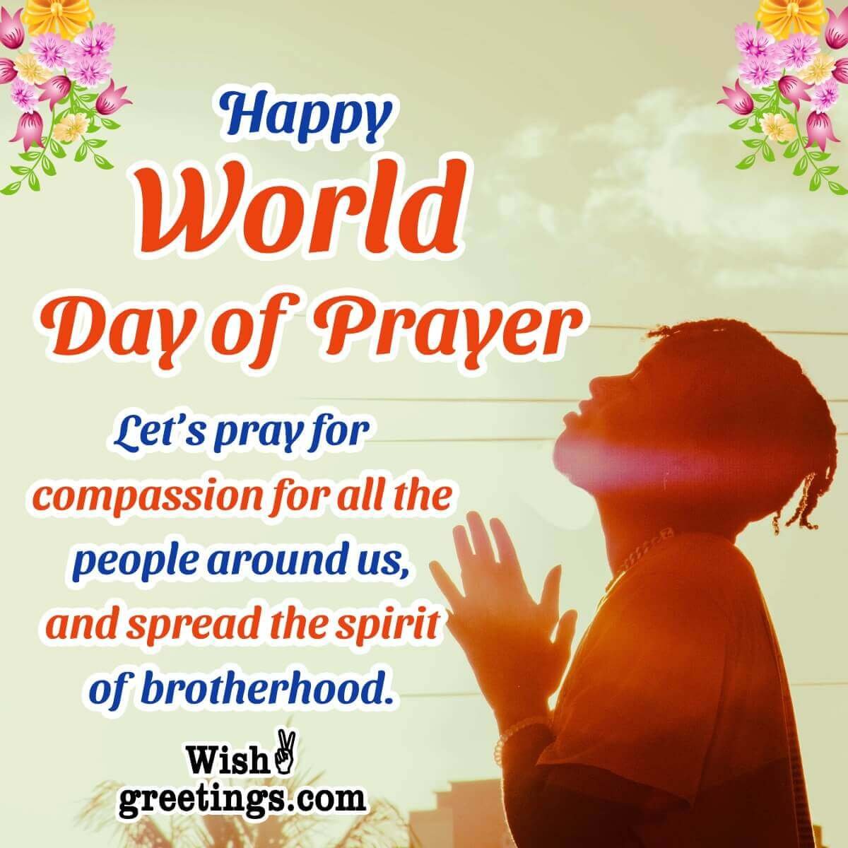 World Day Of Prayer Status Photo