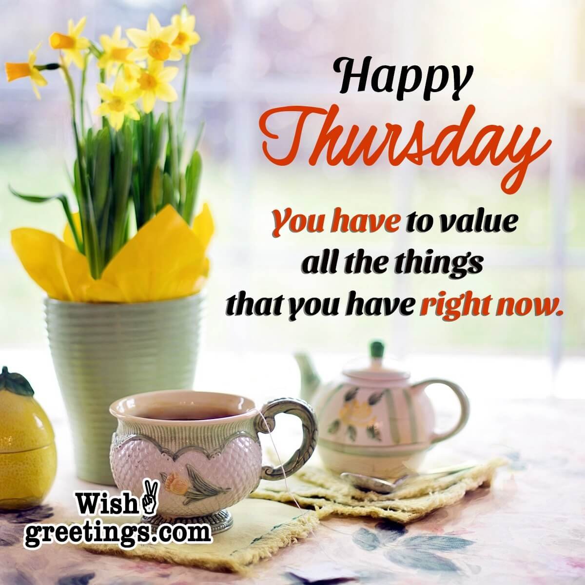 Best Happy Thursday Inspirational Quotes - Wish Greetings