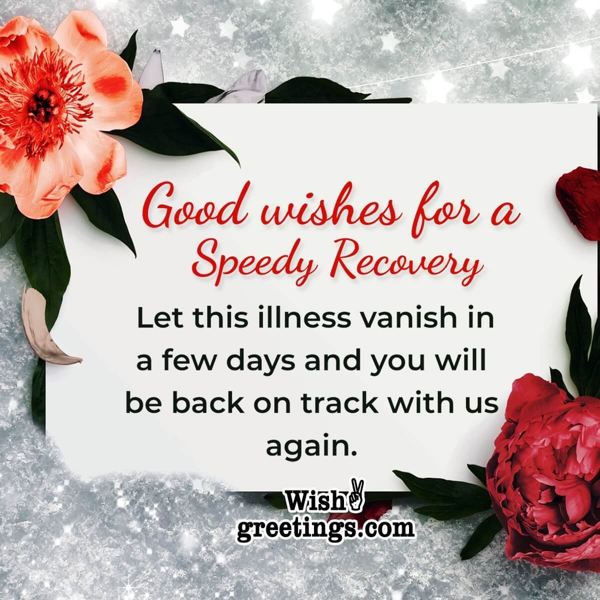 Get Well Wishes for Fast Recovery - Wish Greetings