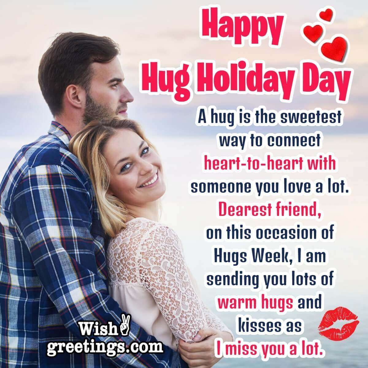 Hug Holiday Day Wishes Messages - Wish Greetings