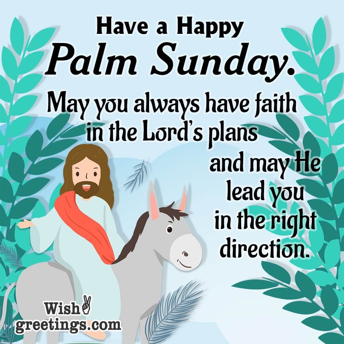 Palm Sunday Wishes Blessings - Wish Greetings