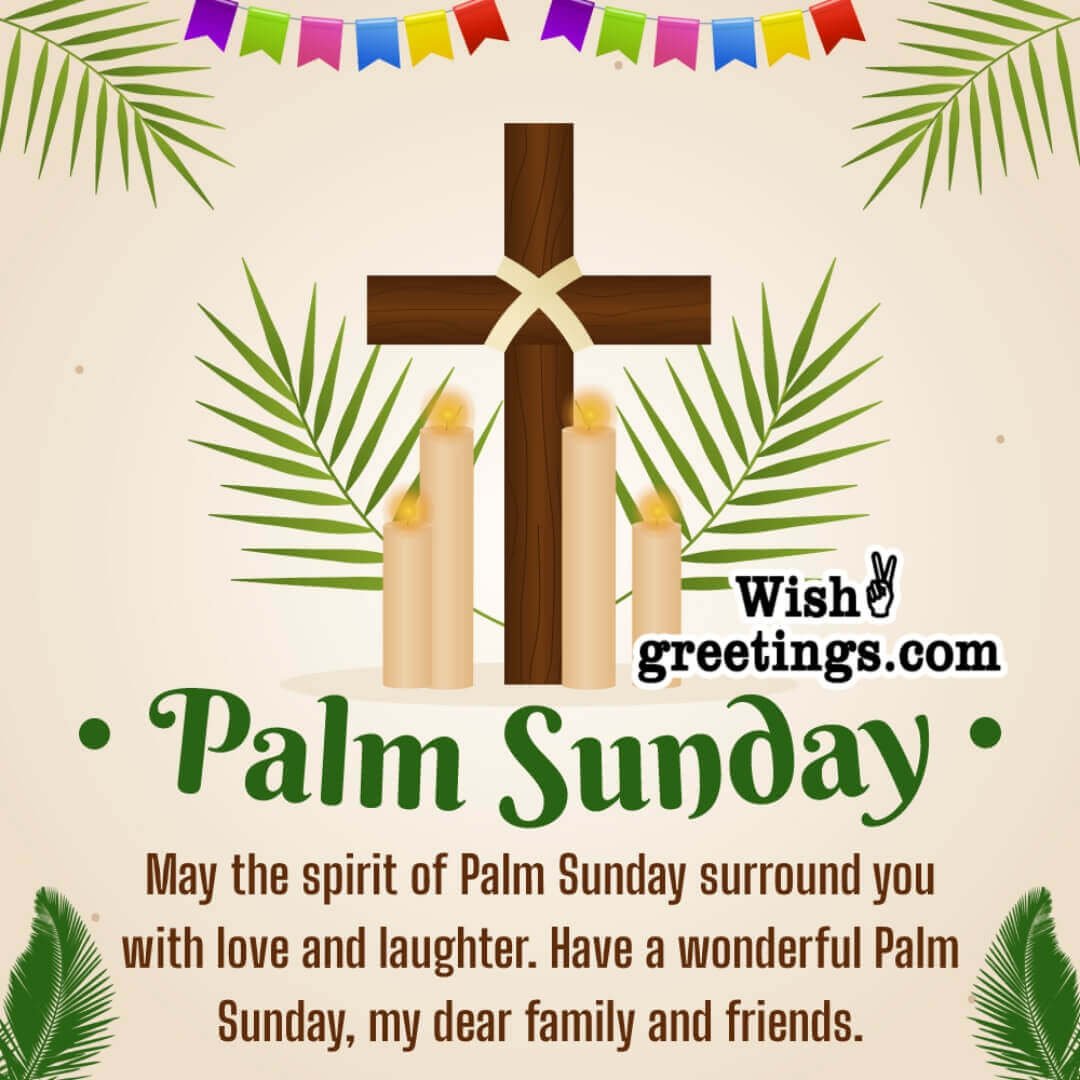 Palm Sunday Wishes Blessings - Wish Greetings