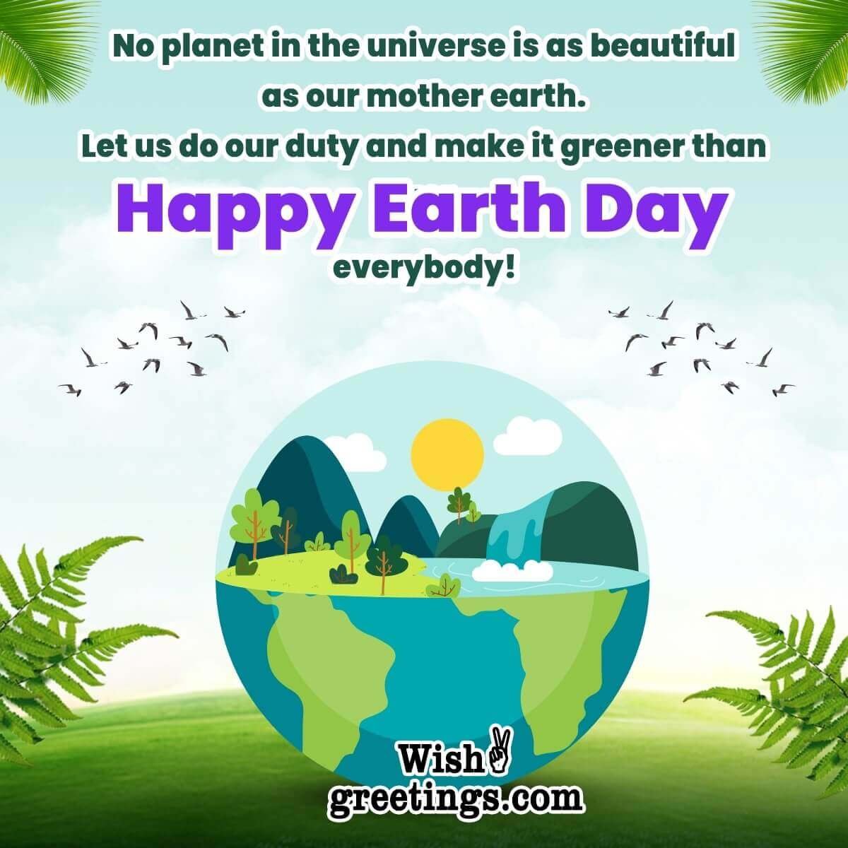 World Earth Day Status Photo