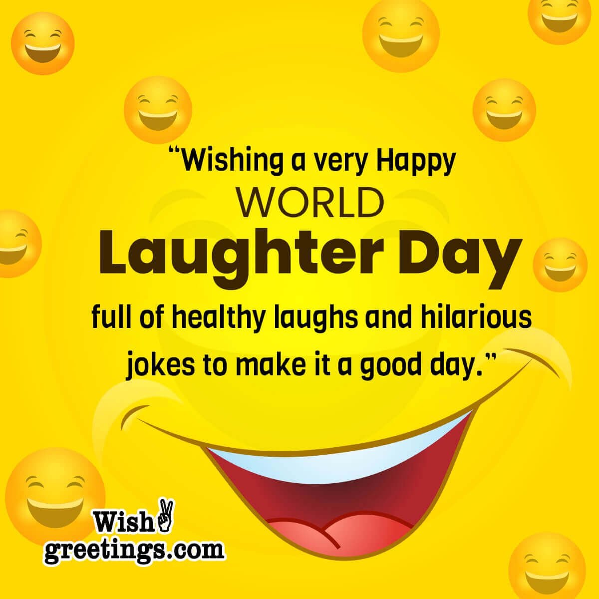 World Laughter Day Message Photo