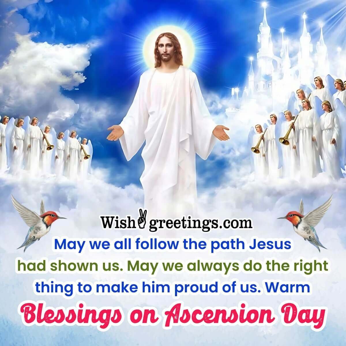 Blessed Ascension Day Message Pic