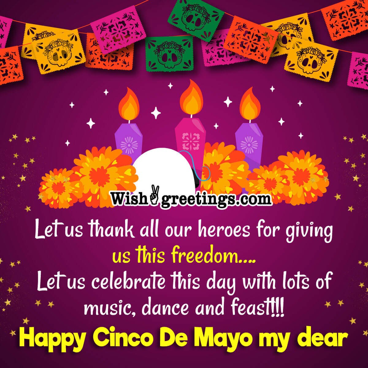 Cinco De Mayo Greeting Wishes Messages