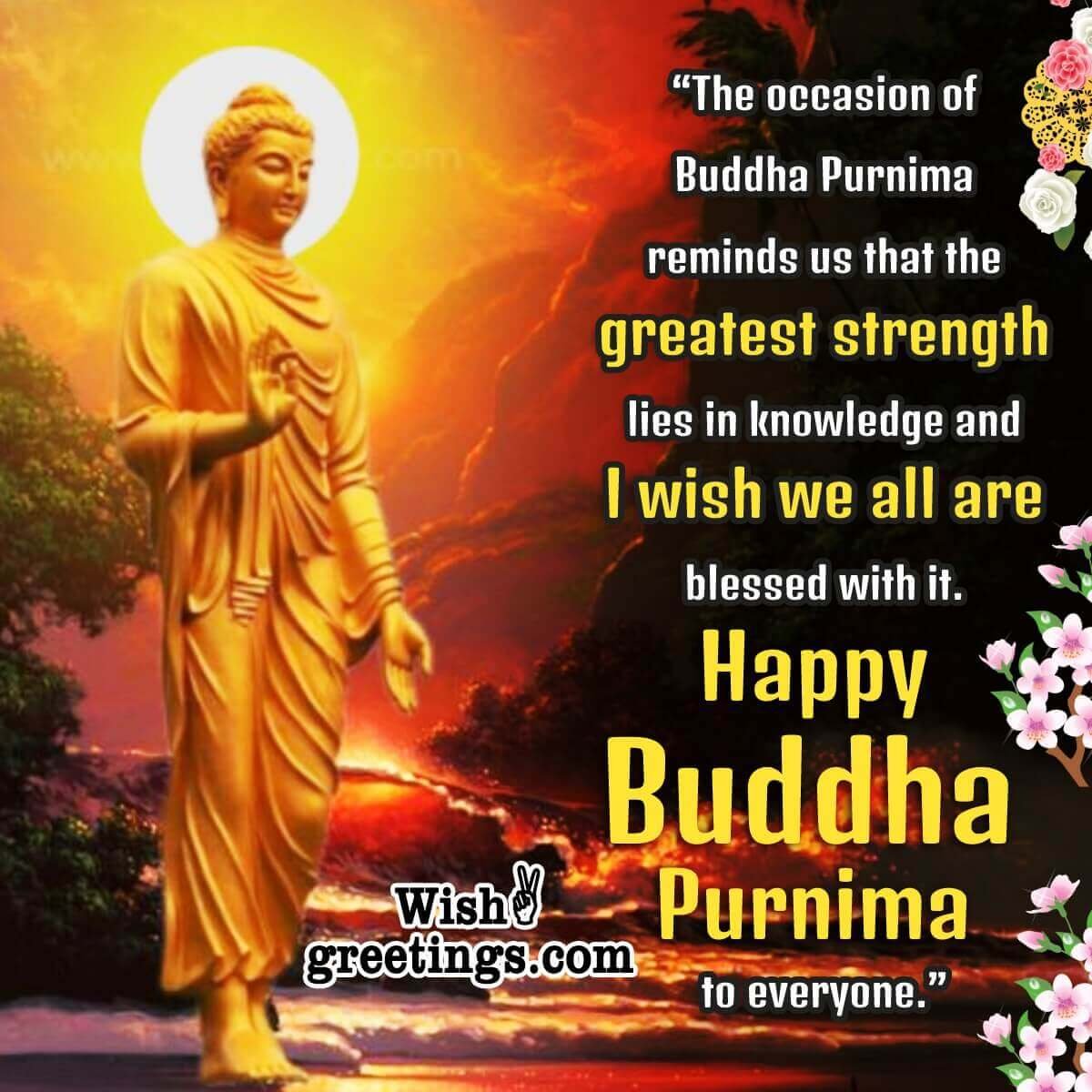 Happy Buddha Purnima Whatsapp Status Photo