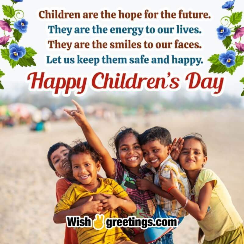 Happy Internatinal Childrens Day Wish Photo