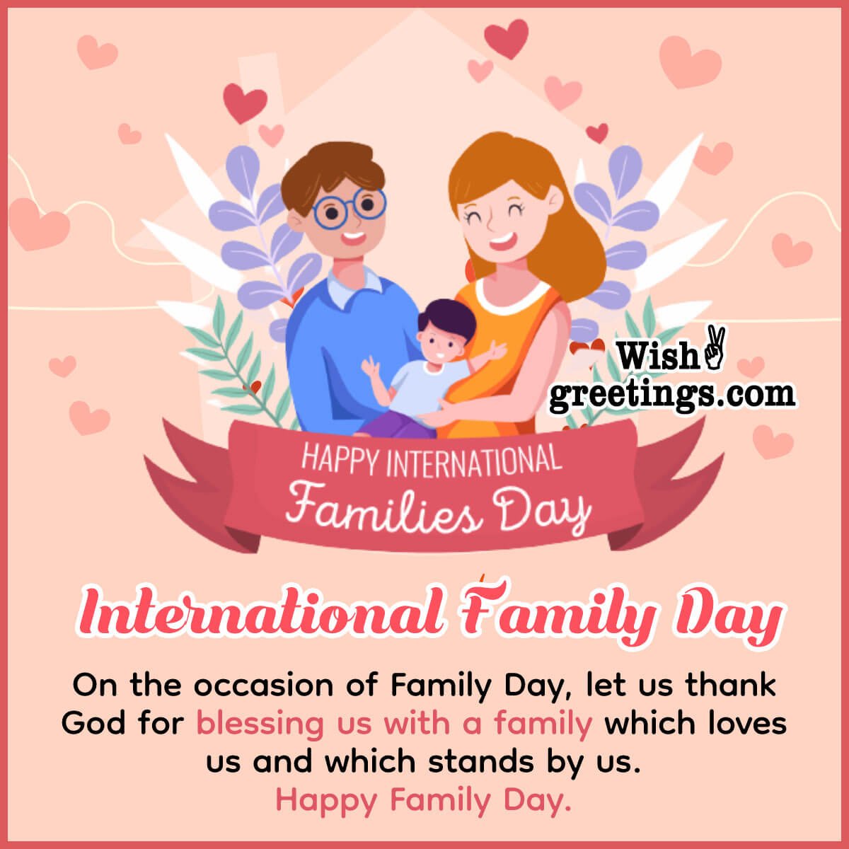 Happy International Day Of Families Pictures