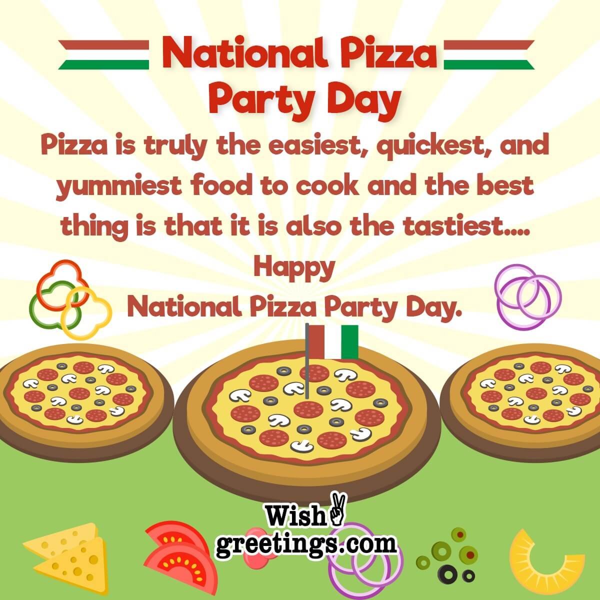 National Pizza Party day Wishes Messages Wish Greetings