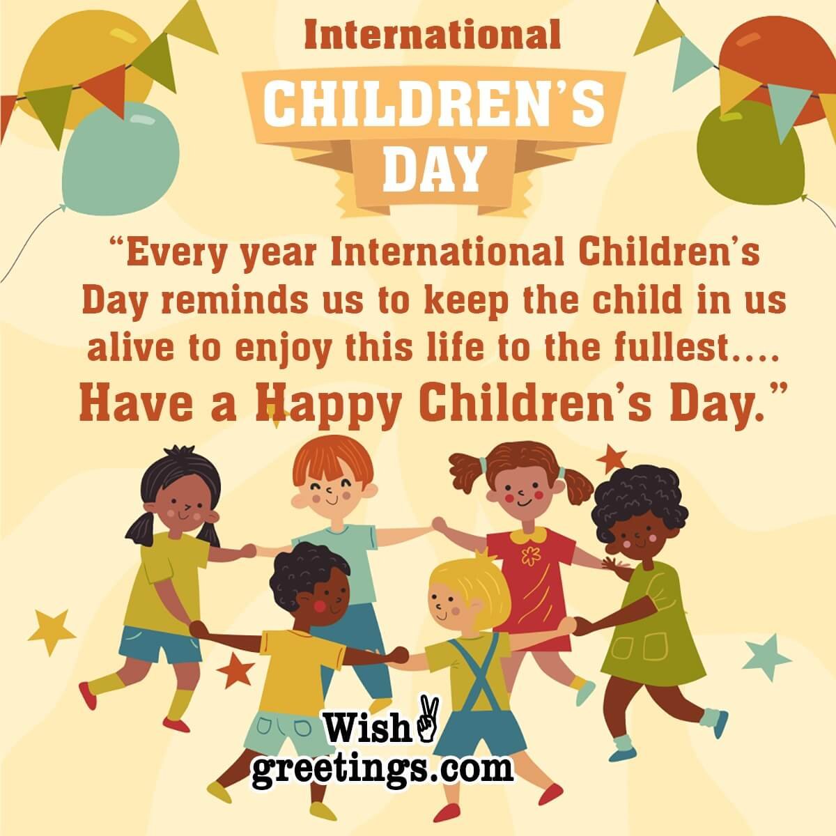 International Children’s Day Wishes Messages