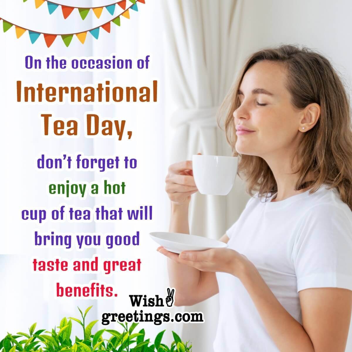 International Tea Day Whatsapp Status Pic