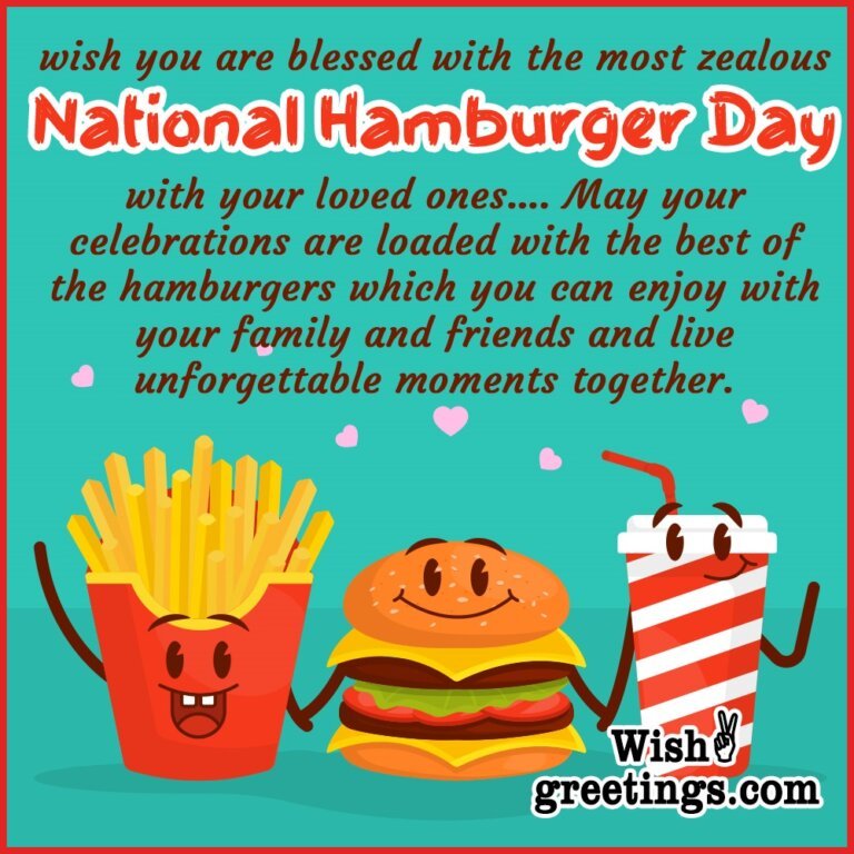 National Hamburger Day Messages and Wishes Wish Greetings