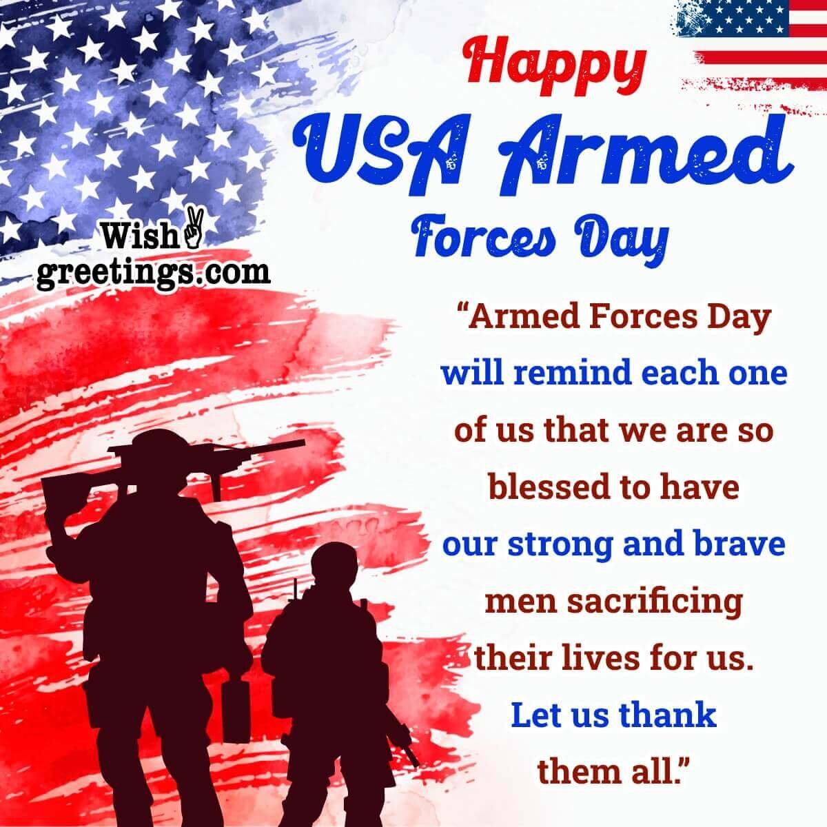 USA Armed Forces Day Wishes Messages