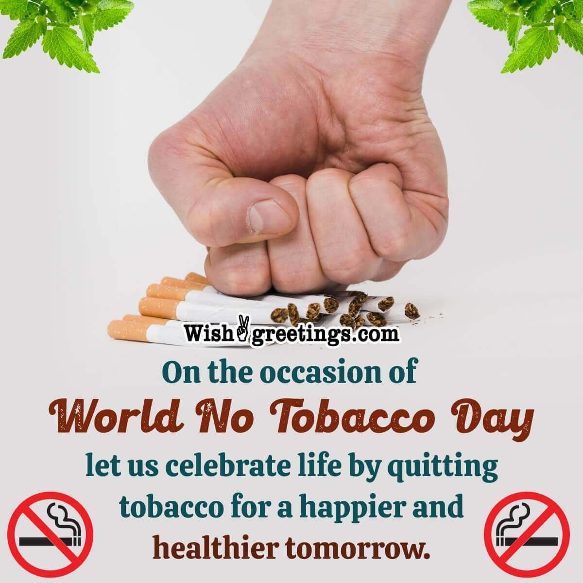 World No Tobacco Day Message Photo