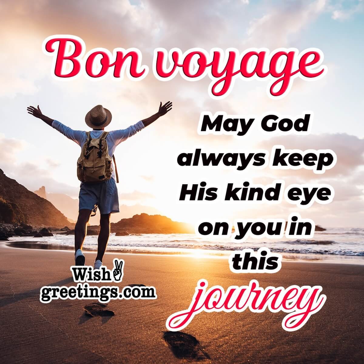 bon voyage love messages