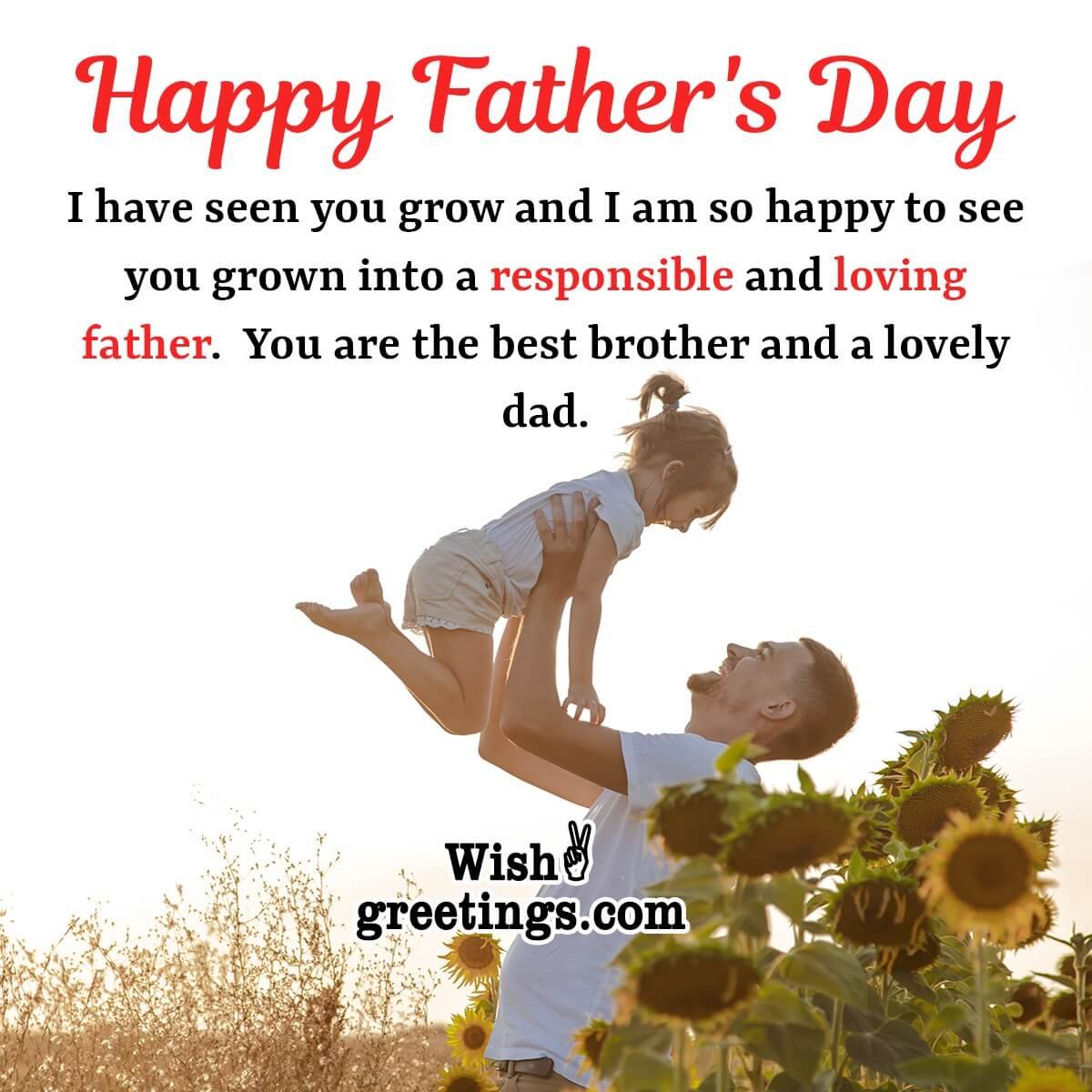 Fathers Day Wishes For Brother