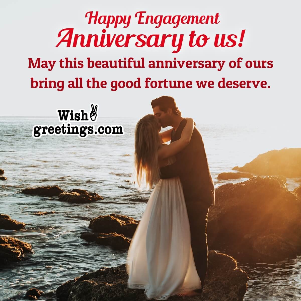 Engagement Anniversary Wishes - Wish Greetings