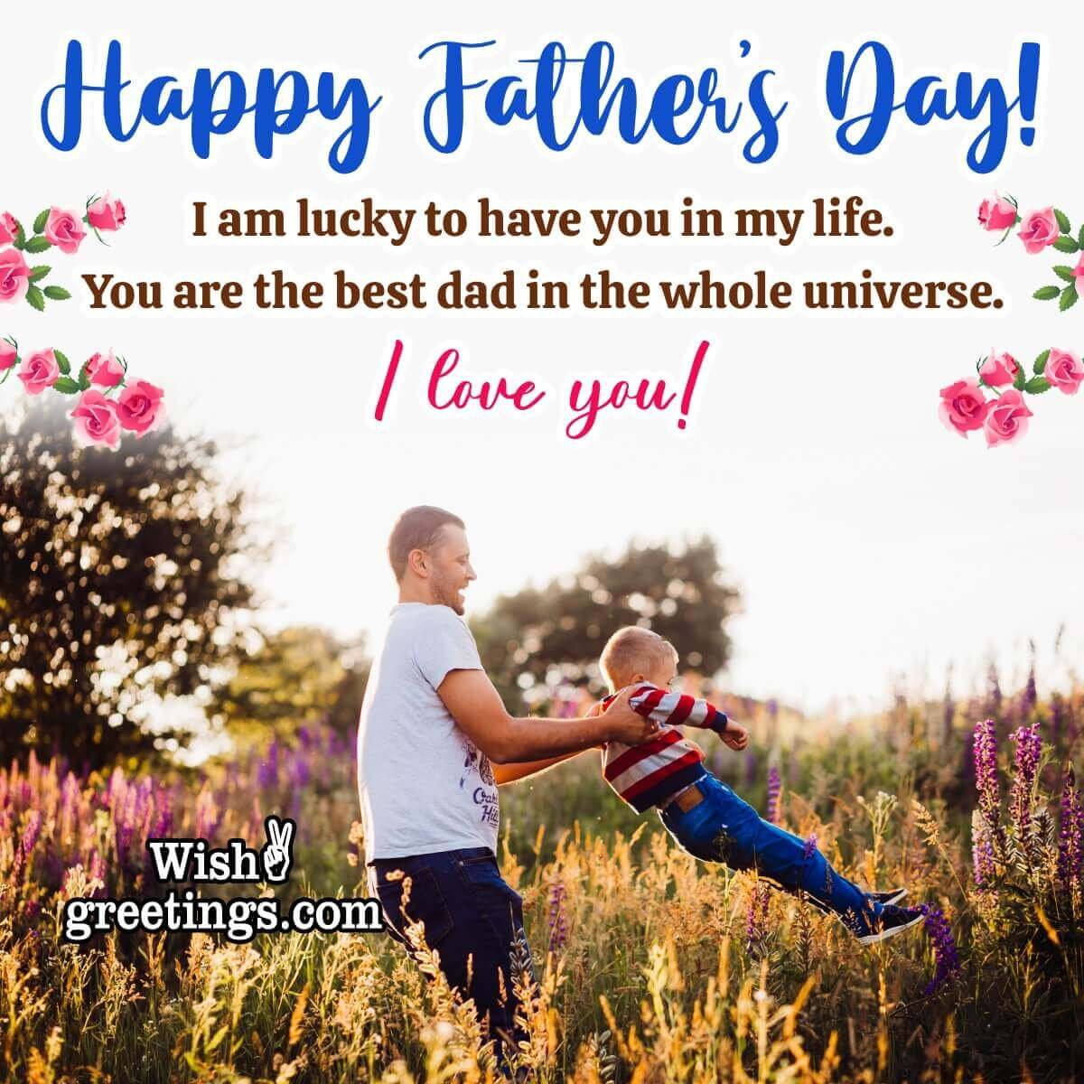 Happy Father’s Day Message Pic For Great Father